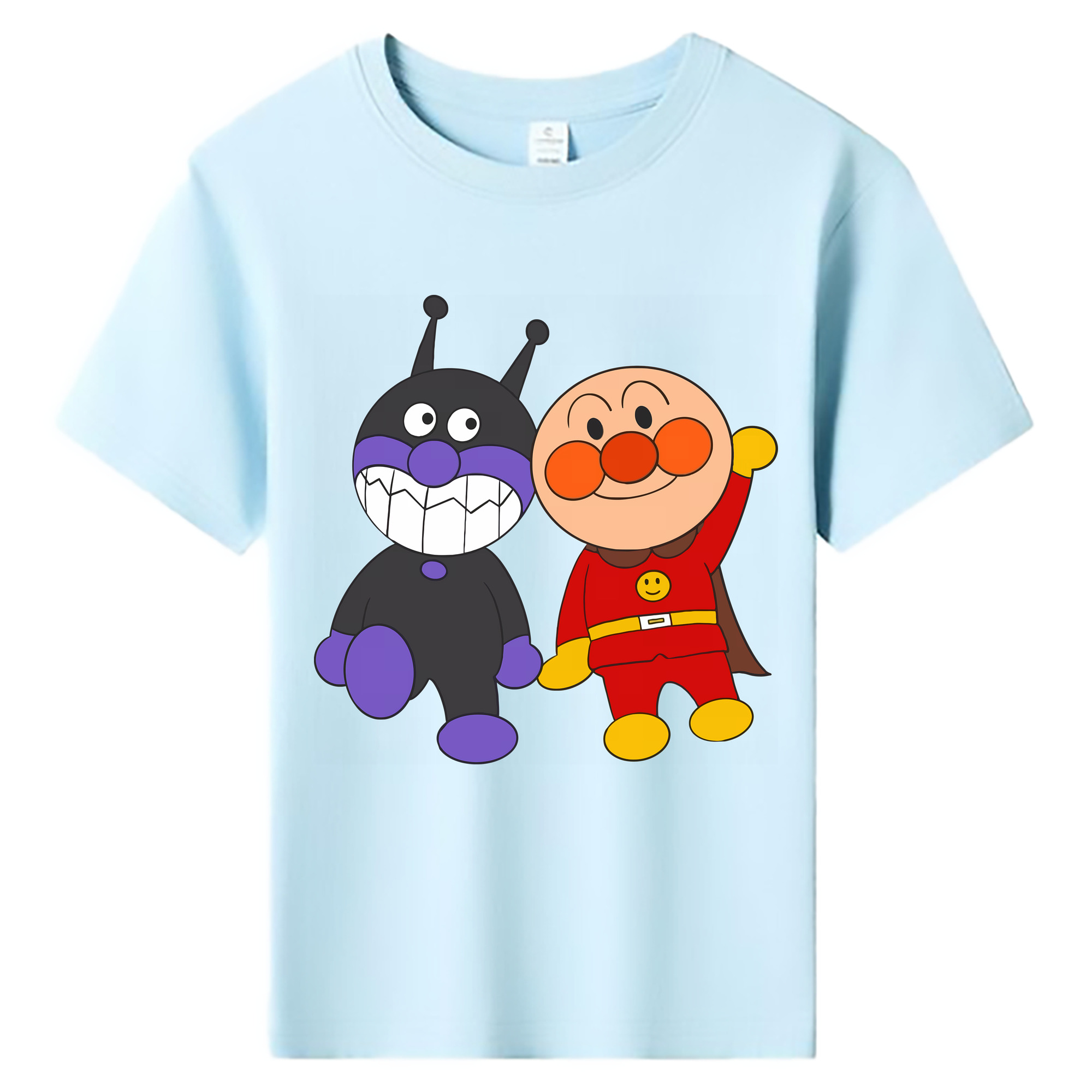 （画像用） アンパンマン Anpanman 綿100％キッズTシャツ（フロントプリント）